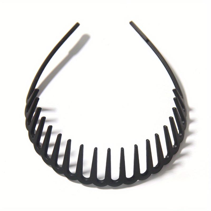 Colorful Matte Head Hoop Toothed Headband Hair Accessories