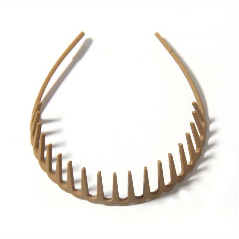 Colorful Matte Head Hoop Toothed Headband Hair Accessories