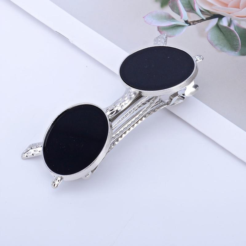 Golden Metal Hairpin Hair Clips Sunglasses Shape Hair Barrettes Hair Accessories