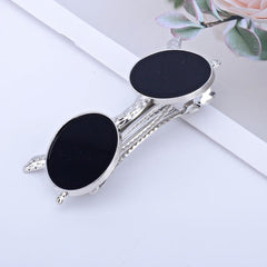 Golden Metal Hairpin Hair Clips Sunglasses Shape Hair Barrettes Hair Accessories
