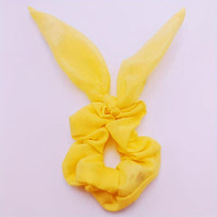 Glitter Neon LED Scrunchie Bow Hair Tie Halloween Accessory