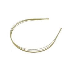 Alloy Golden Metal Wide Hair Band Head Band Solid Hair Hoop Hair Accessories