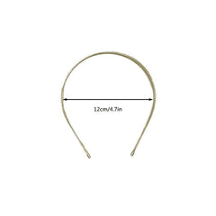 Alloy Golden Metal Wide Hair Band Head Band Solid Hair Hoop Hair Accessories