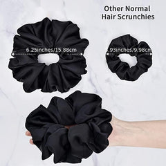 3pcs Large Silk Scrunchies Hair Tie Satin Hair Rope Elastic Ponytail Holder