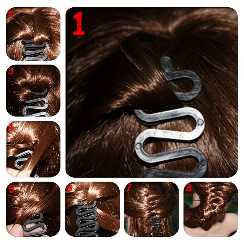 6pcs Hair Braiding Tools Set for Curly Hair Styling