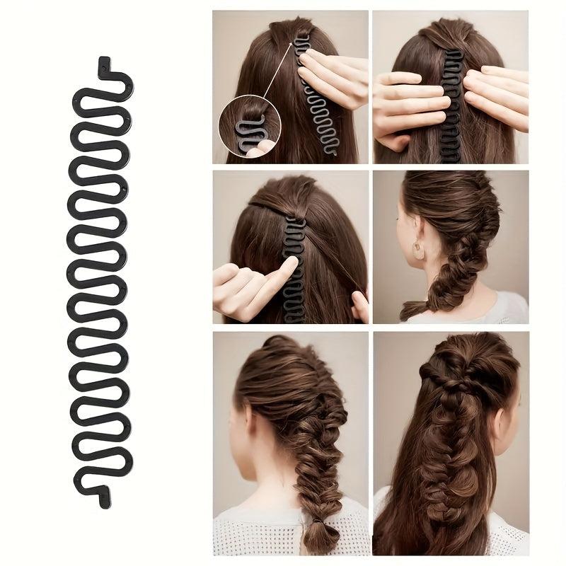 6pcs Hair Braiding Tools Set for Curly Hair Styling