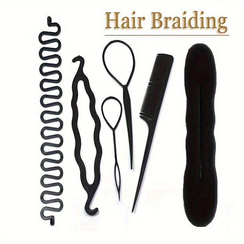 6pcs Hair Braiding Tools Set for Curly Hair Styling