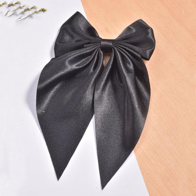 French Style Bow Hair Clips with Ribbon Hairpin for Girls