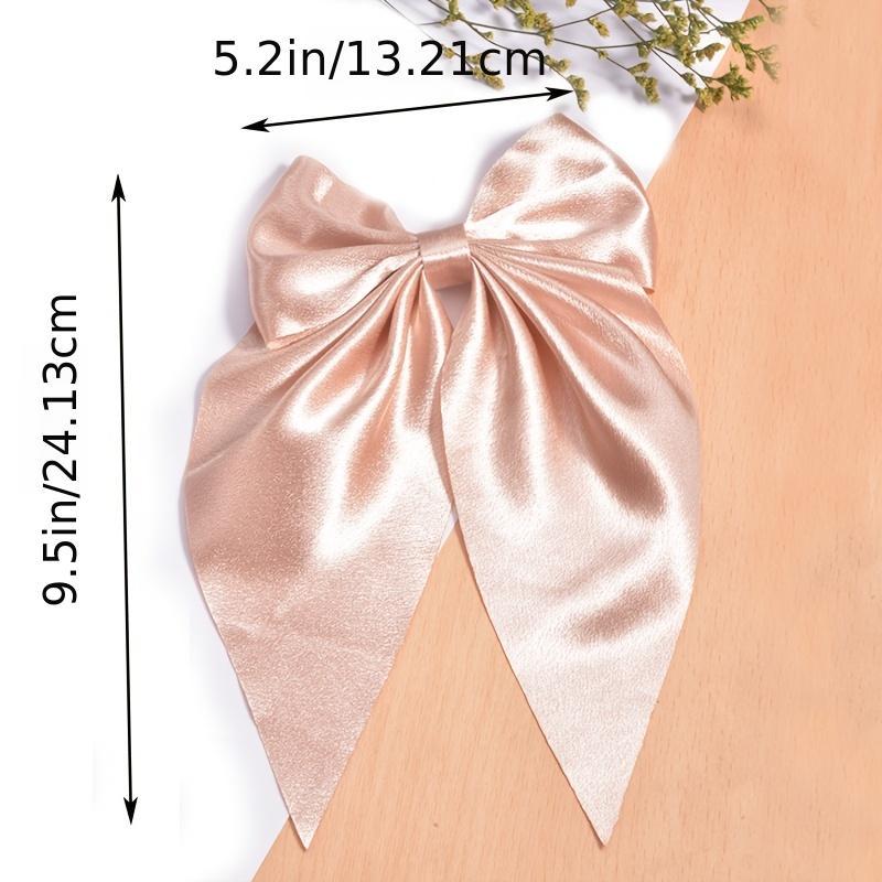 French Style Bow Hair Clips with Ribbon Hairpin for Girls