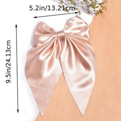 French Style Bow Hair Clips with Ribbon Hairpin for Girls