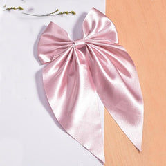 French Style Bow Hair Clips with Ribbon Hairpin for Girls