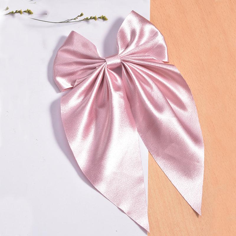 French Style Bow Hair Clips with Ribbon Hairpin for Girls