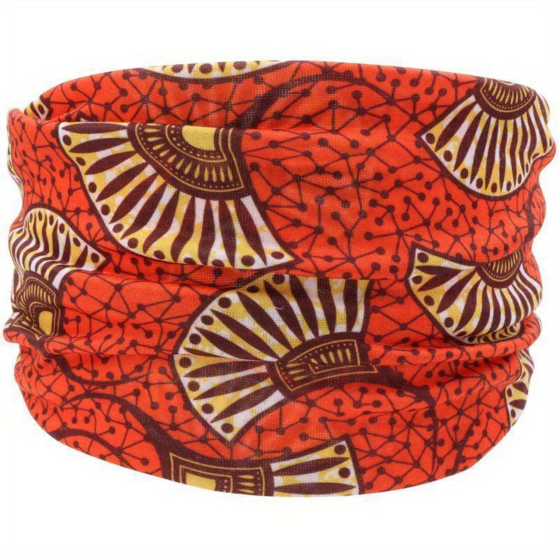 Boho Style Flower Pattern Elastic Headband