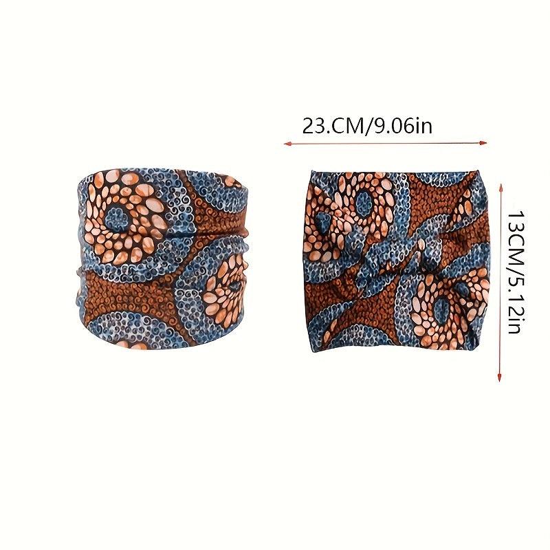 Boho Style Flower Pattern Elastic Headband