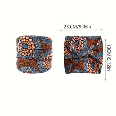 Boho Style Flower Pattern Elastic Headband