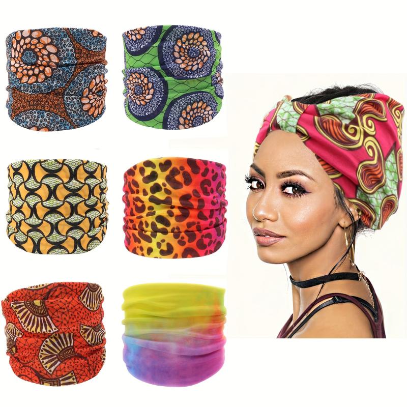 Boho Style Flower Pattern Elastic Headband