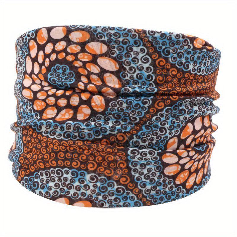 Boho Style Flower Pattern Elastic Headband