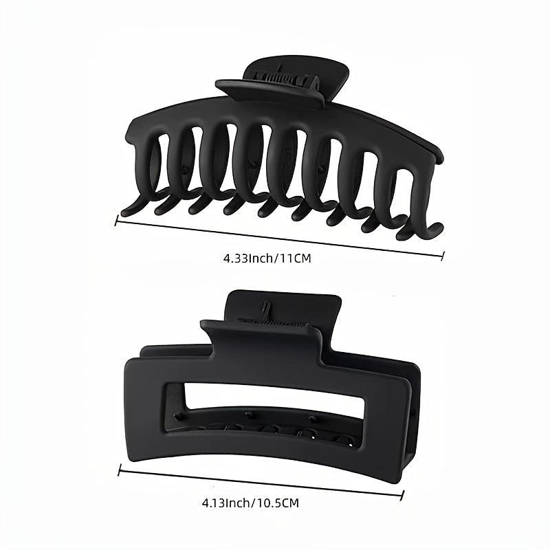 8pcs 16pcs Matte Hair Claw Clips Strong Hold Vintage Jaw Clips