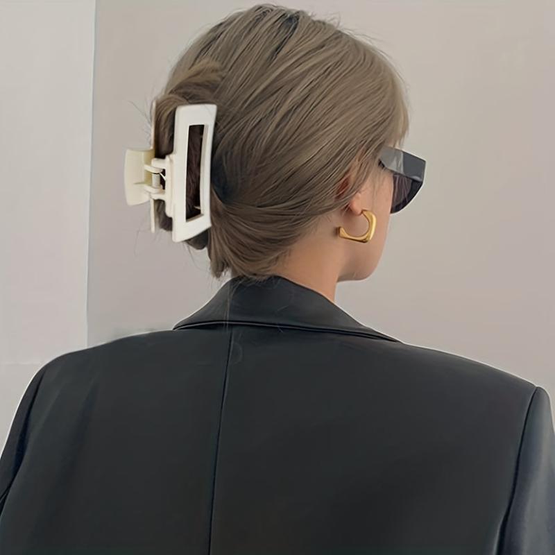 8pcs 16pcs Matte Hair Claw Clips Strong Hold Vintage Jaw Clips