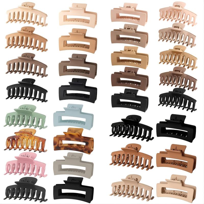 8pcs 16pcs Matte Hair Claw Clips Strong Hold Vintage Jaw Clips