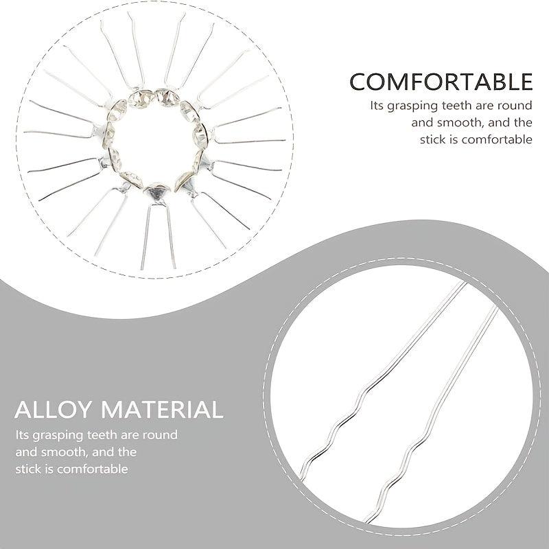 20pcs Rhinestone Bridal Wedding Hair Pins Hair Clips for Women and Girls