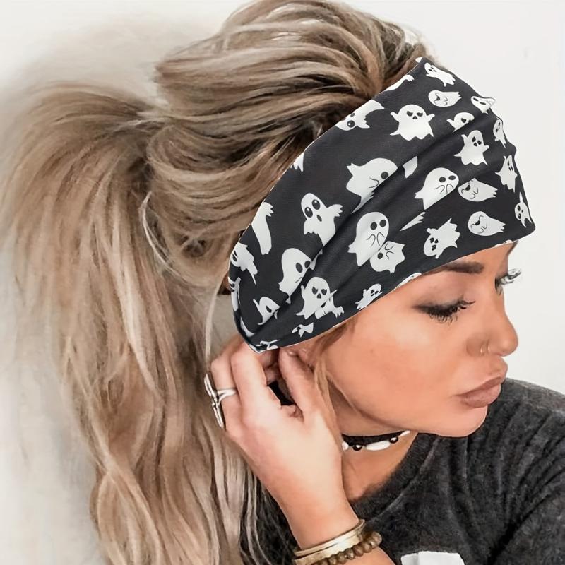 Halloween Pumpkin Headband Cartoon Hair Band Bandana Hair Accessories