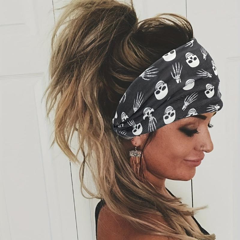 Halloween Pumpkin Headband Cartoon Hair Band Bandana Hair Accessories