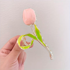 6pcs Flower Hair Claw Ponytail Holder Hair Accessories