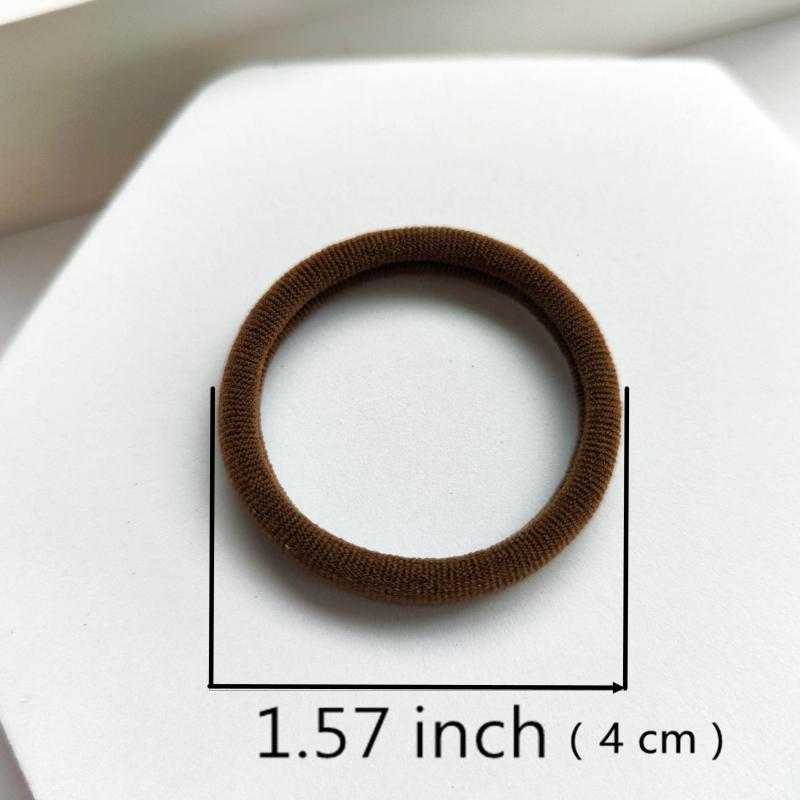30pcs Seamless Elastic Hair Ties No Crease Ponytail Holder