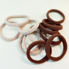 30pcs Seamless Elastic Hair Ties No Crease Ponytail Holder