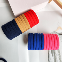 30pcs Seamless Elastic Hair Ties No Crease Ponytail Holder