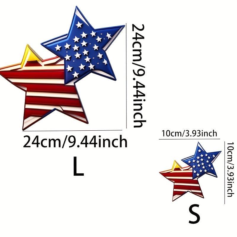 2pcs Dog Pattern Holographic Sticker Heat Transfer DIY Clothing Accessories