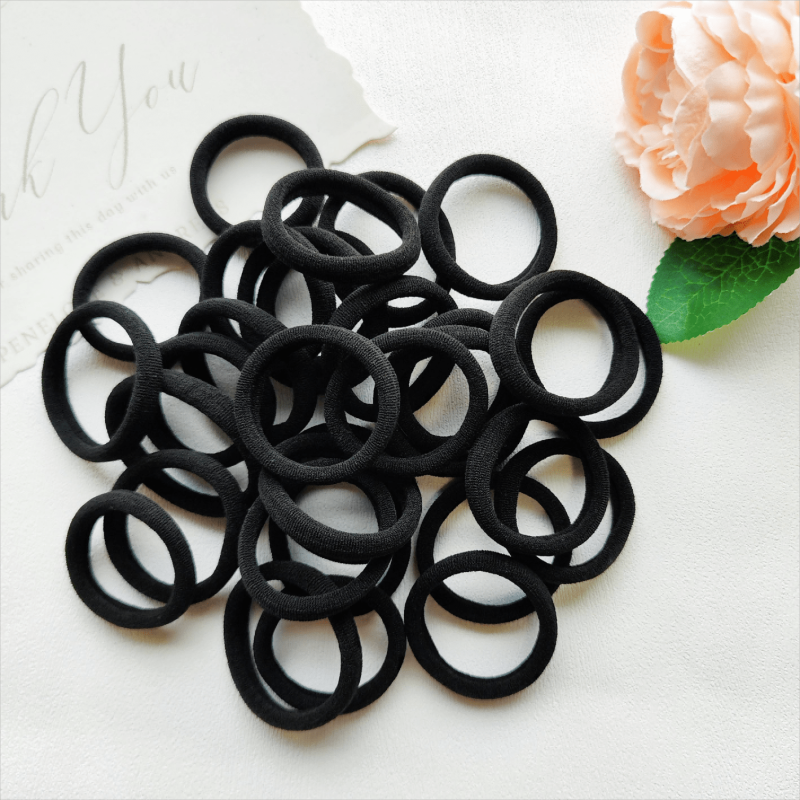 Hair Elasticity Hair Tie Seamless Hair Rope Ponytail Holder Hair Ring