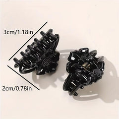 12pcs Small Flower Hair Claw Clip Strong Hold Hair Jaw Clip For Thick Hair