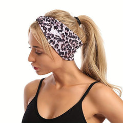 Y2K Criss Cross Stretchy Headband for Yoga Sports