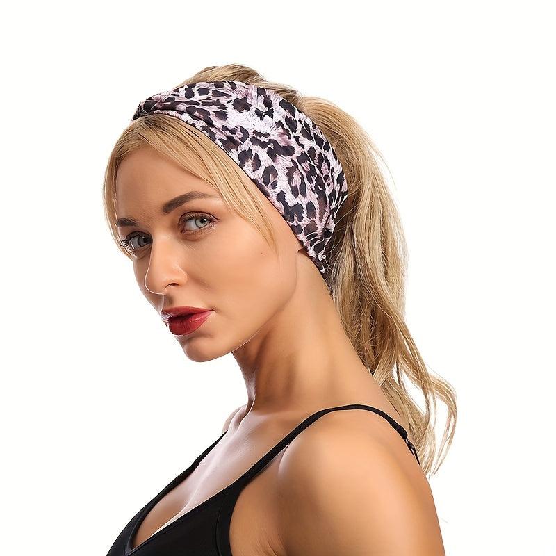 Y2K Criss Cross Stretchy Headband for Yoga Sports