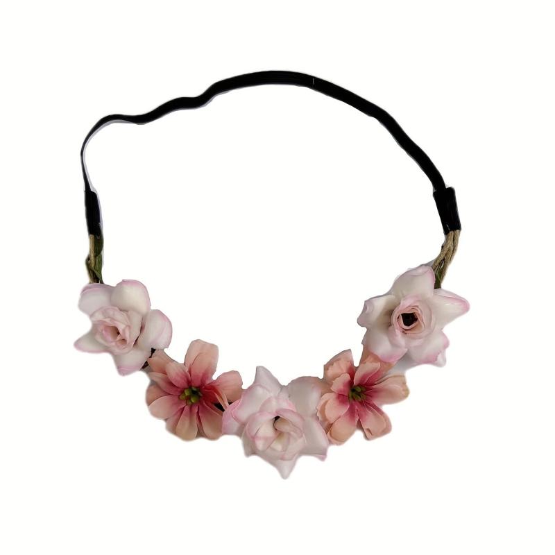 Flower Crown Garland Headpiece Floral Head Beach Flower Wedding Hair