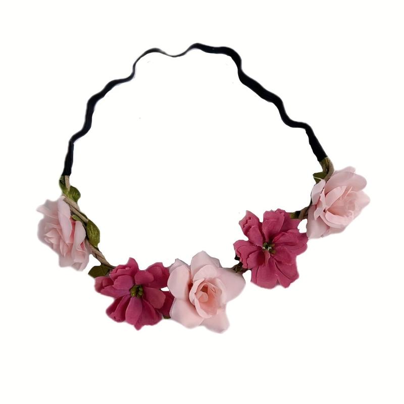 Flower Crown Garland Headpiece Floral Head Beach Flower Wedding Hair