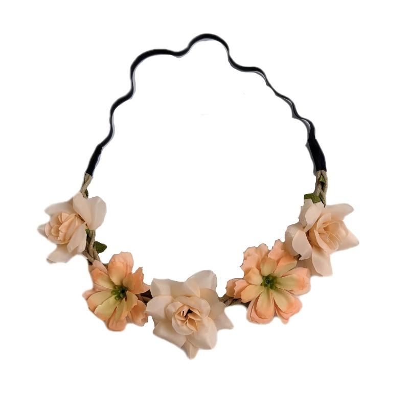 Flower Crown Garland Headpiece Floral Head Beach Flower Wedding Hair