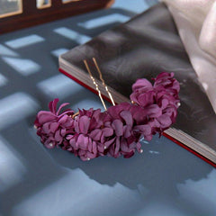Silk Flower Antique Hairpin Retro Garland Hair Accessories Folk Wedding