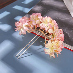 Silk Flower Antique Hairpin Retro Garland Hair Accessories Folk Wedding