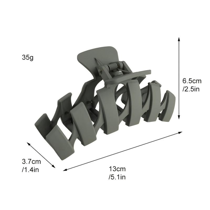 Matte Large Hair Claw Clips Strong Hold for Thick or Thin Hair