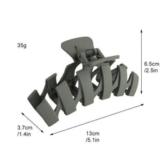 Matte Large Hair Claw Clips Strong Hold for Thick or Thin Hair