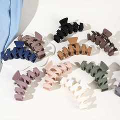Matte Large Hair Claw Clips Strong Hold for Thick or Thin Hair