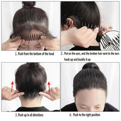 Stretch Hair Comb Claw Clip Circle Spring Headband Hair Accessories
