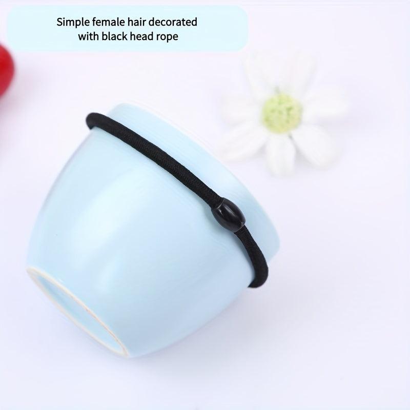 10pcs Beaded Hair Tie Elastic Ponytail Holder Hair Accessories