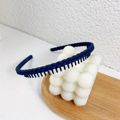 Macaroon Hair Band Braided Tooth Headband Style Headdress for Women Girls