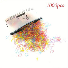 1000 Pcs Kids Hair Ties Elastic Hair Rope Hair Accessories