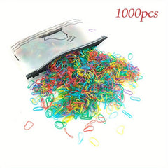 1000 Pcs Kids Hair Ties Elastic Hair Rope Hair Accessories
