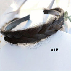 Braid Headband Synthetic Hair Plaited Headband Braid Wig Decor Hair Accessories